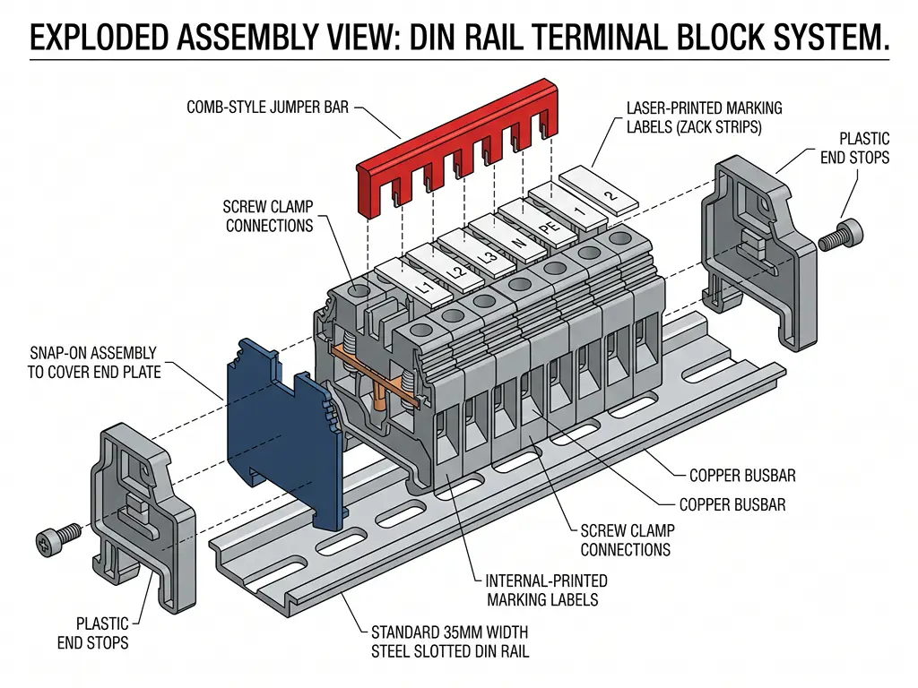 DIN Rail Terminal Block Types